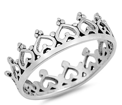 Heart Crown Ring 