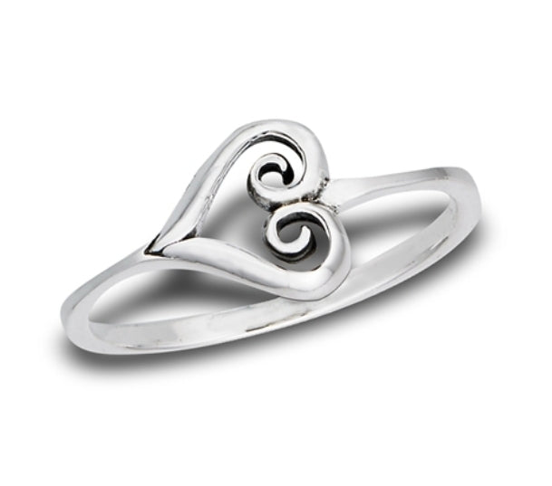 Sterling Silver Celtic Heart Ring