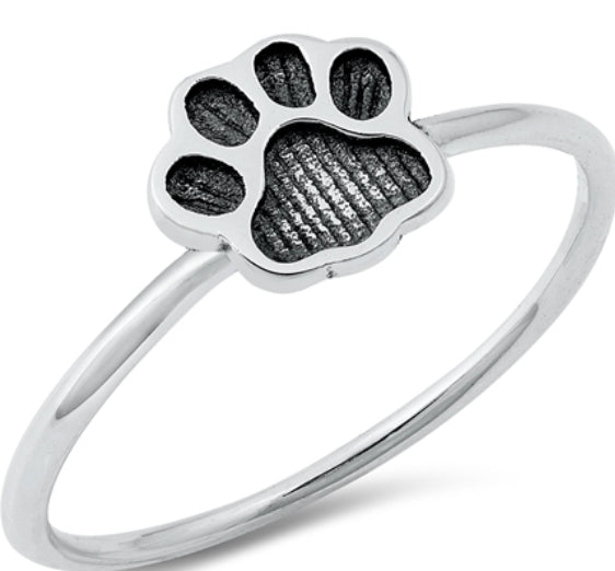 Paw Print Ring