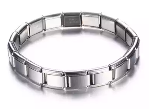 Silver Italian Link Charm Bracelet