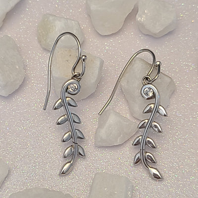Dangle Leaf Earrings