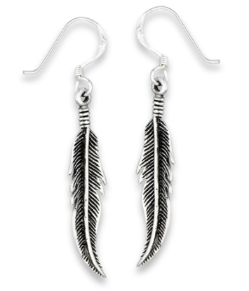 Medium Feather Earring