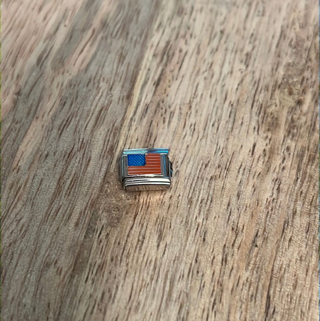 USA Italian Link Charm