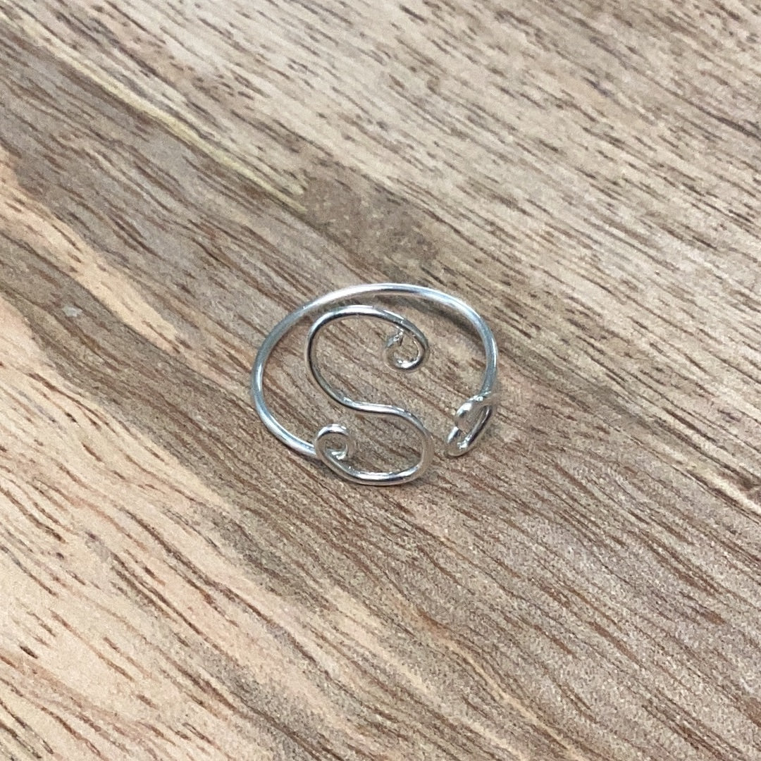 Letter S Ring
