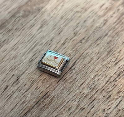 I Love Computer Italian Link Charm