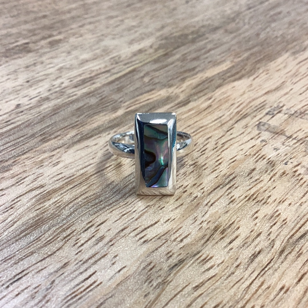 Square abalone shell