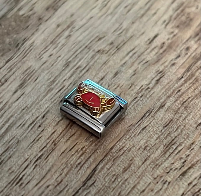 Crab Italian Link Charm