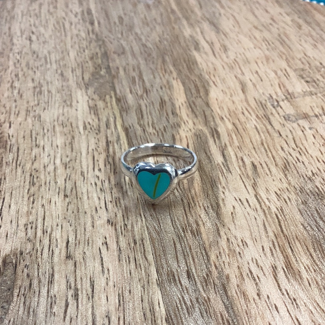 Heart turquoise Ring