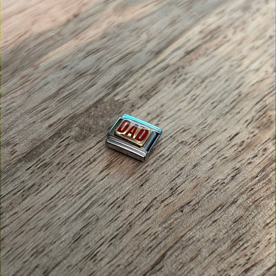 Dad Italian Link Charm