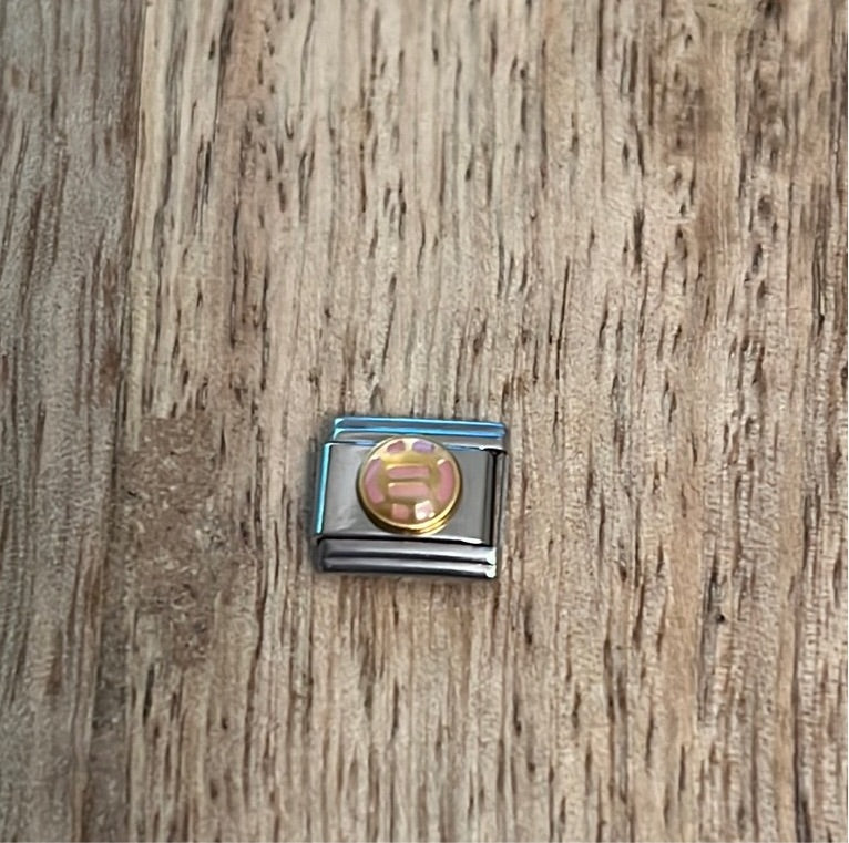 Volley Ball Italian Link Charm