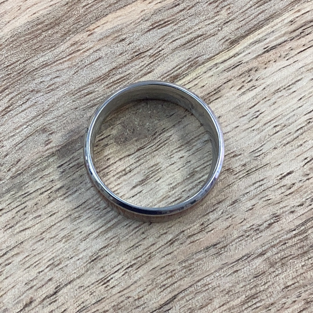Silver Wooded Stainless Steel