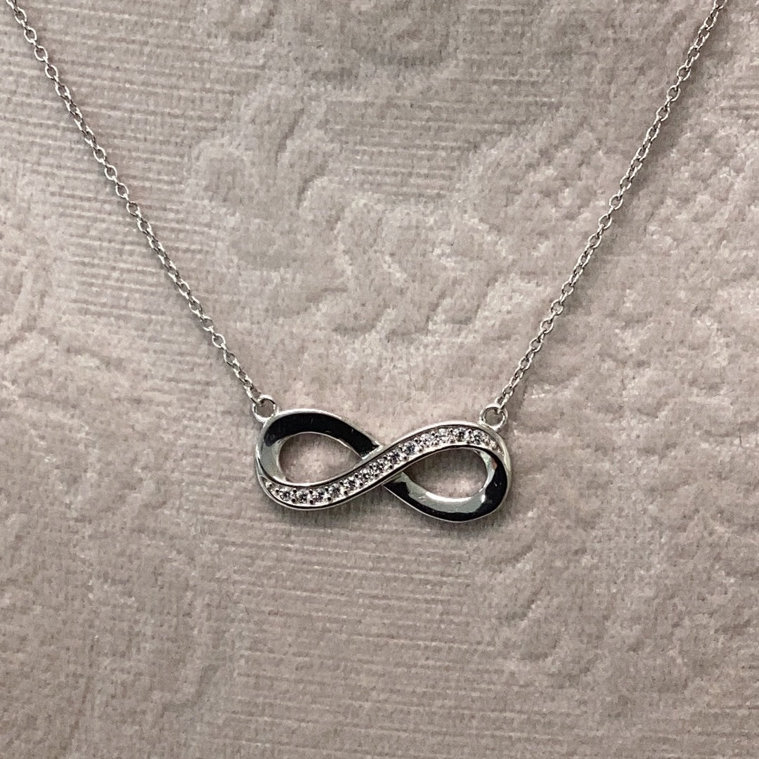 Infinity Cz Pendant Necklace