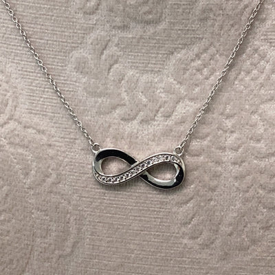 Infinity Cz Pendant Necklace