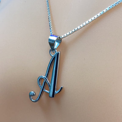 Letter A Pendant Necklace
