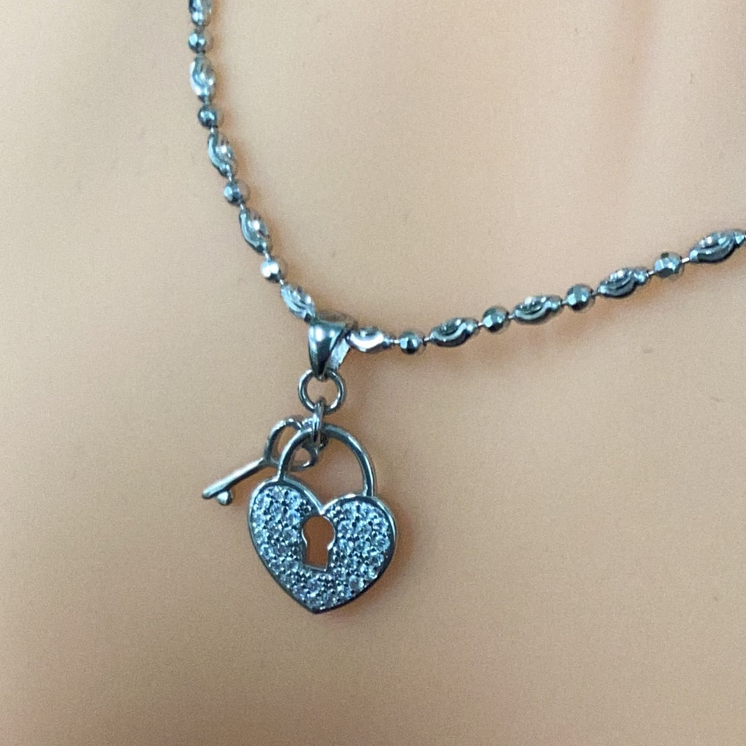 Heart Lock Necklace