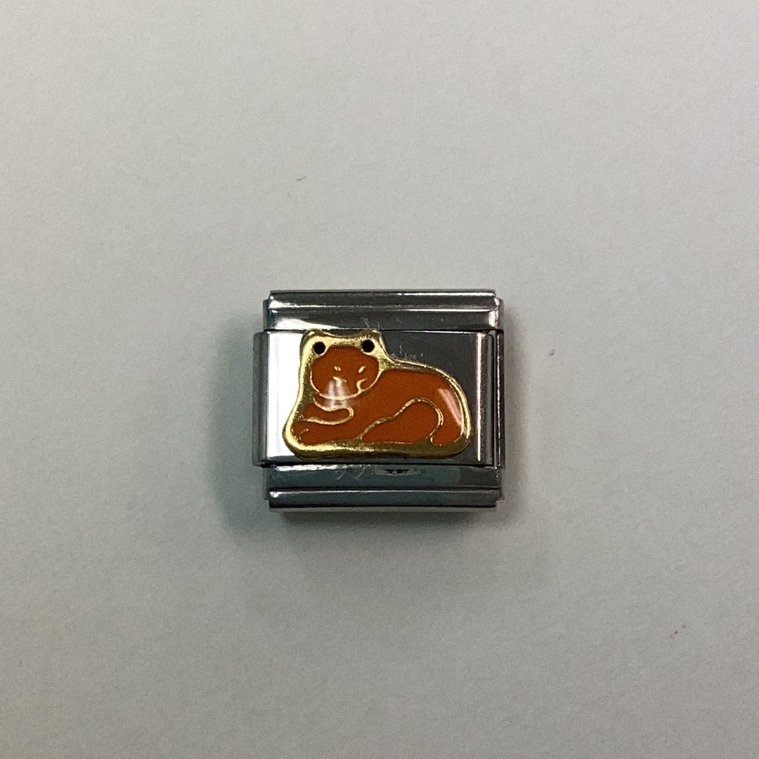 Cat Italian Link Charm