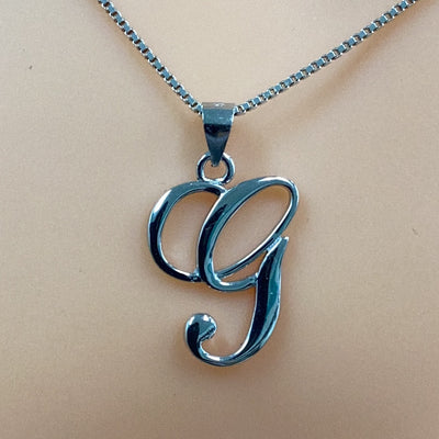 Letter G Pendant Necklace
