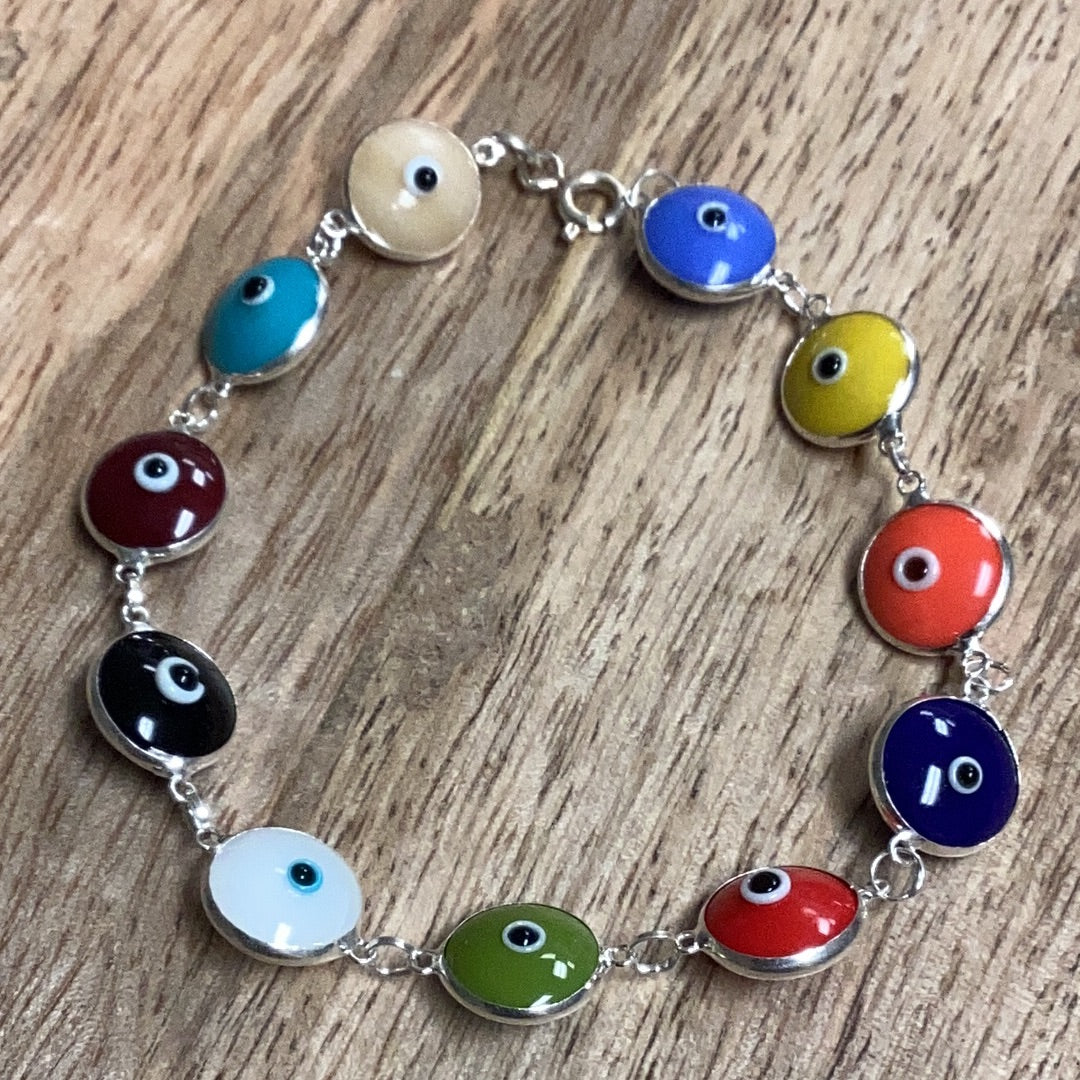 Multi-Color Evil Eye Bracelet