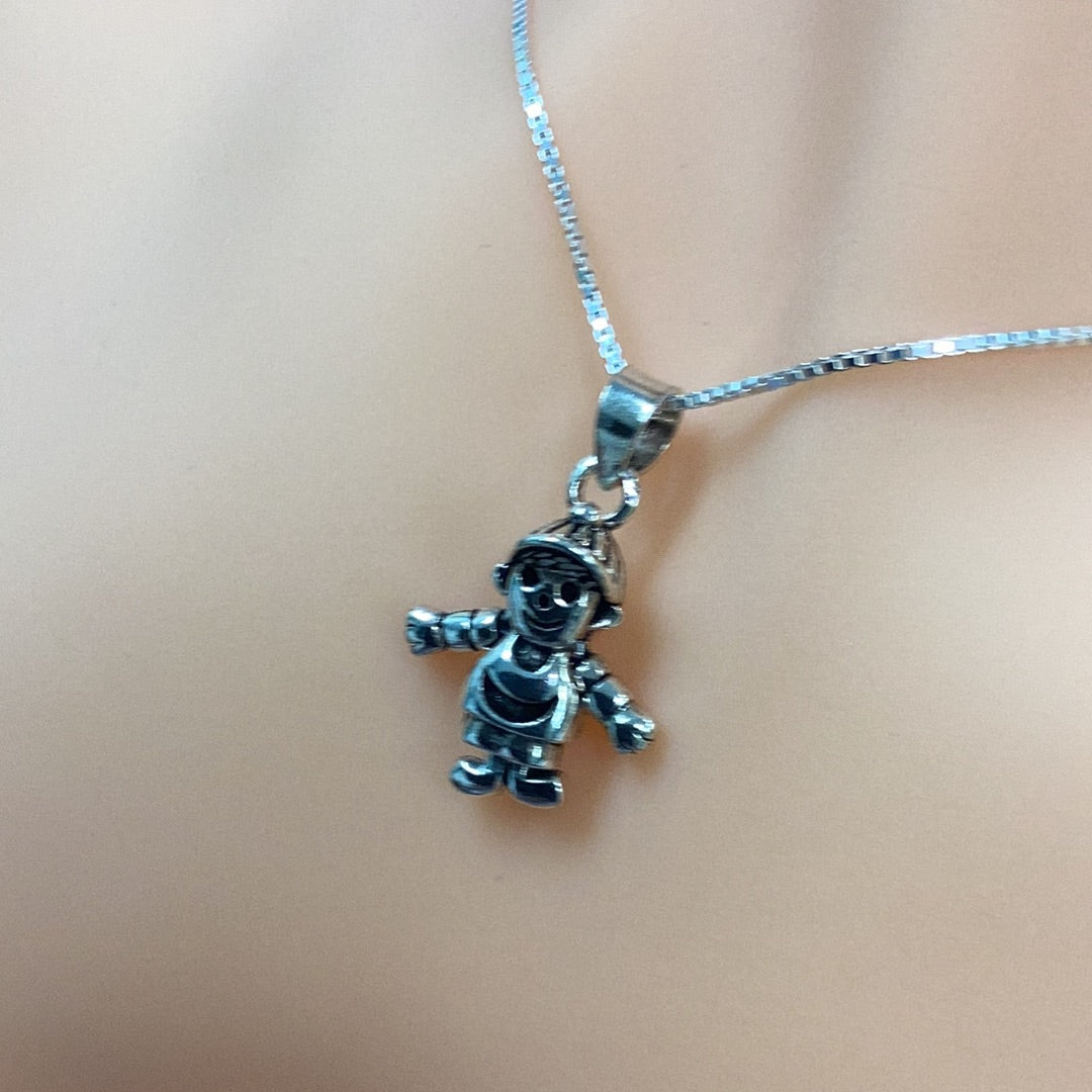 Boy Pendant Necklace