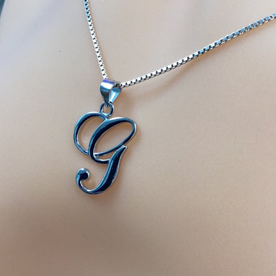 Letter G Pendant Necklace
