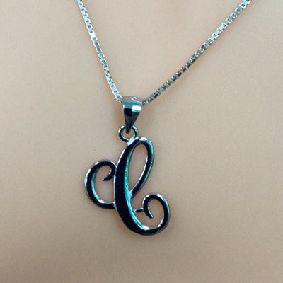 Letter C Pendant Necklace