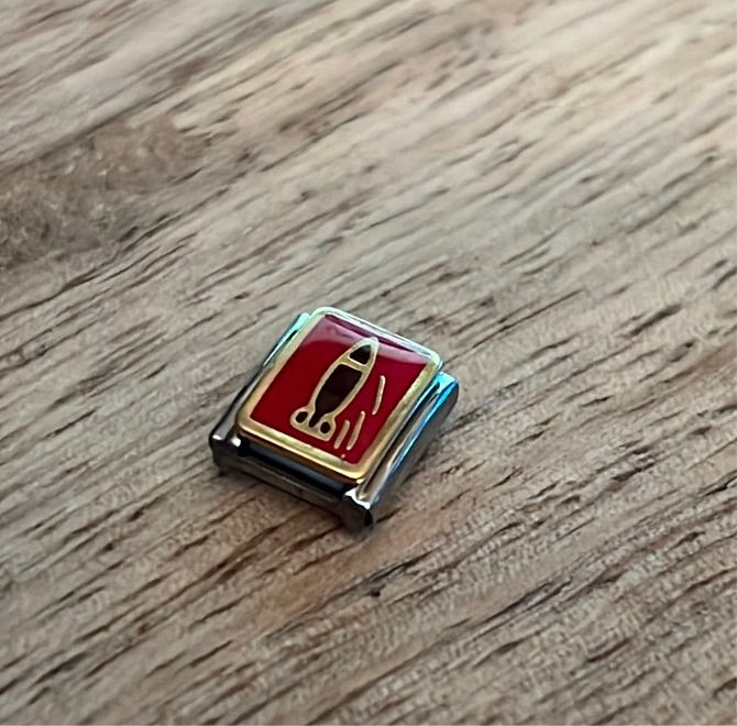 Rocket Italian Link Charm