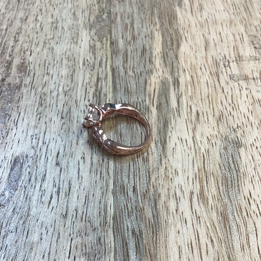 Heart Infinity Rose Gold Ring