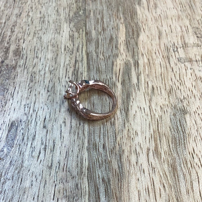 Heart Infinity Rose Gold Ring