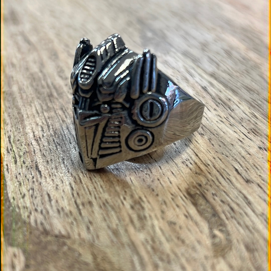 Transformer Optimus Prime Stainless Steel Ring