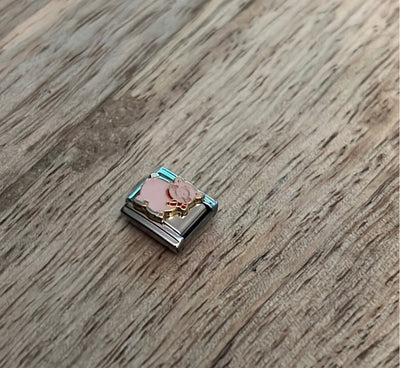 Pig Italian Link Charm