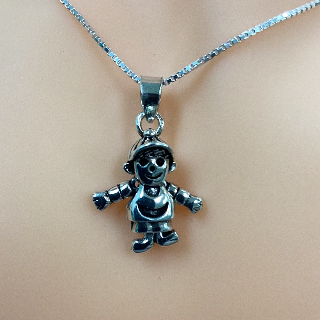 Boy Pendant Necklace