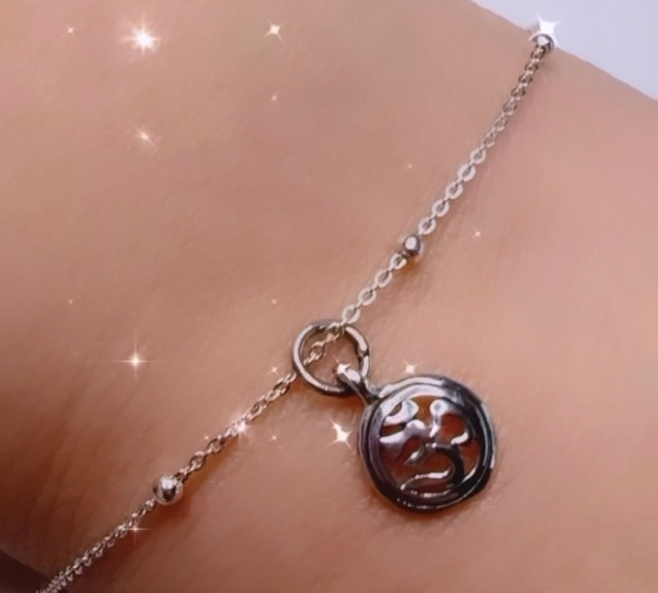 Om Pendant Bracelet