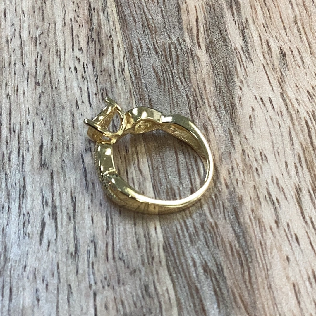 Infinity Gold Hearts