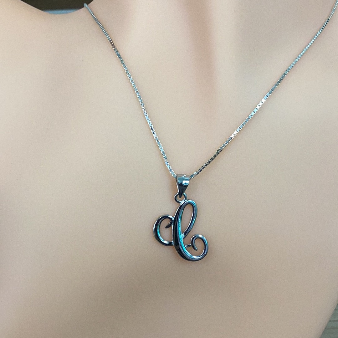Letter C Pendant Necklace
