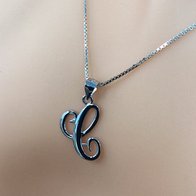 Letter C Pendant Necklace