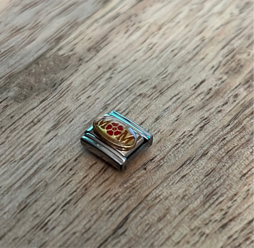 Mom Italian Link Charm