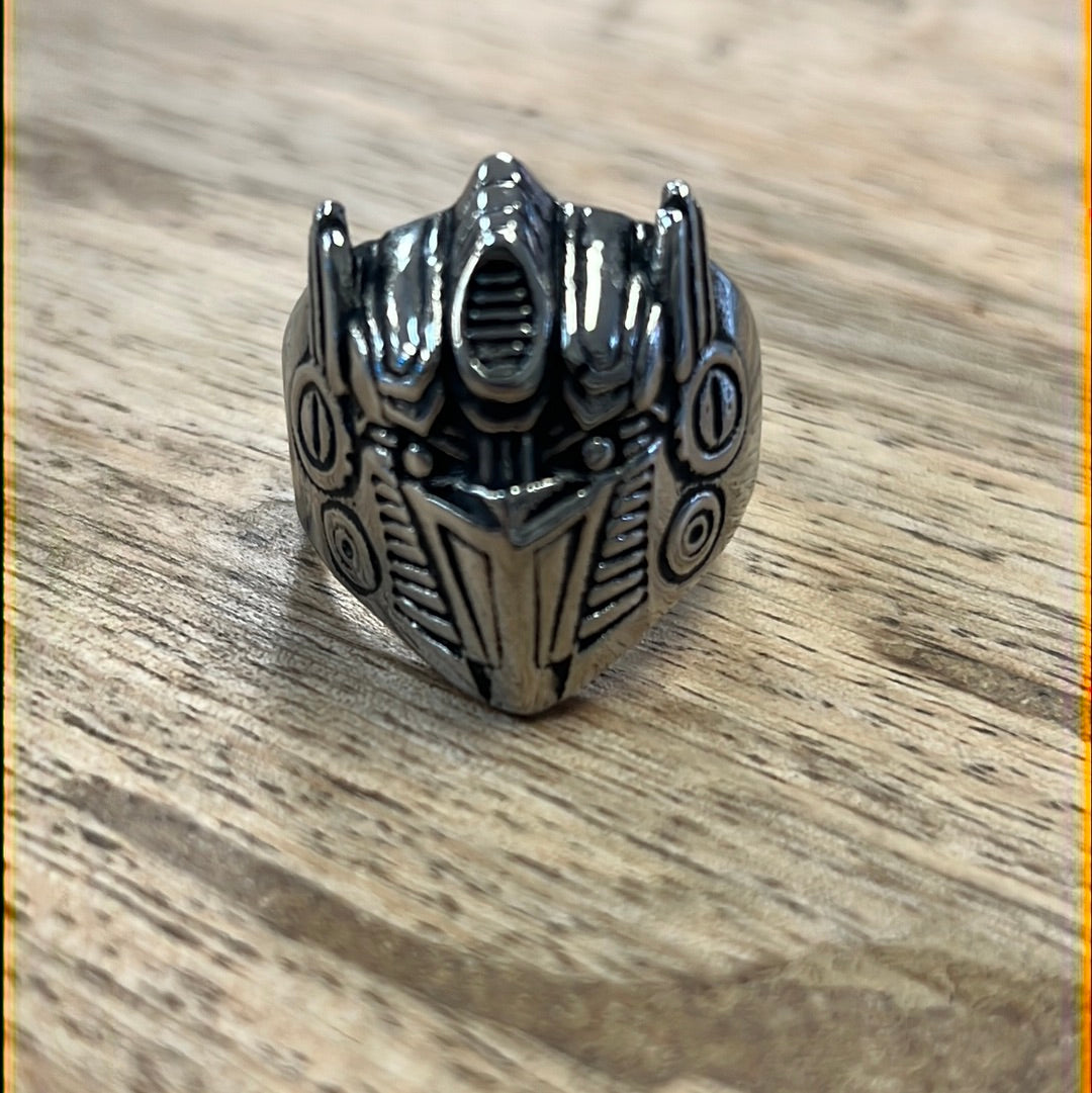 Transformer Optimus Prime Stainless Steel Ring