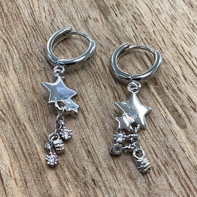 Stars Hoop Earrings