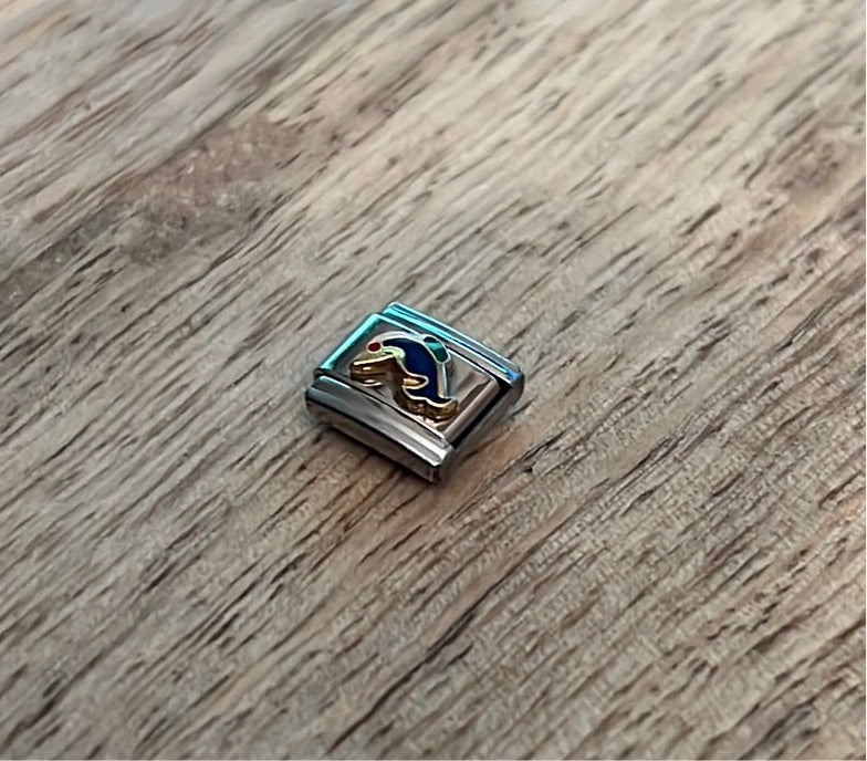 Dolphin Italian Link Charm