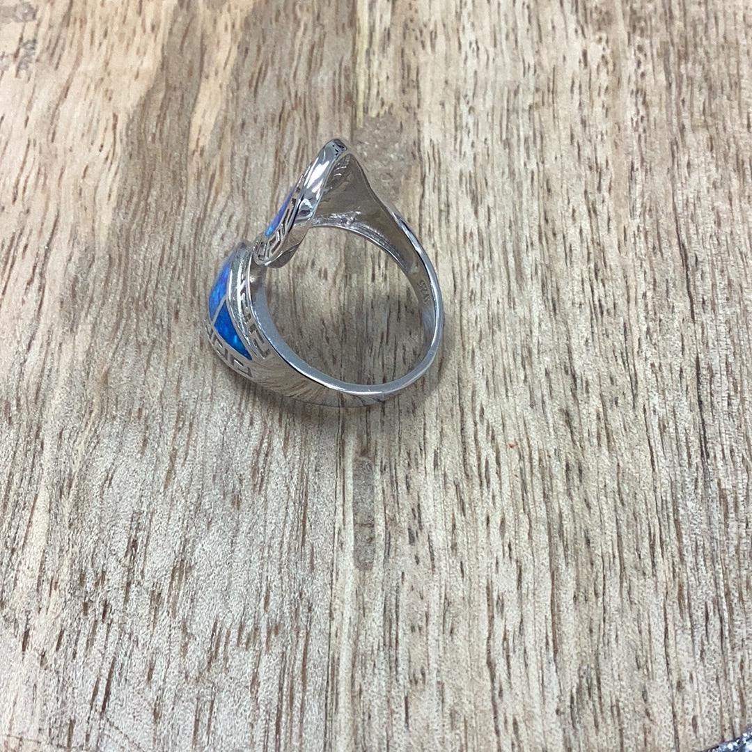 Design Blue Opal Ring