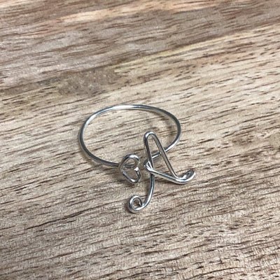 Letter A Ring