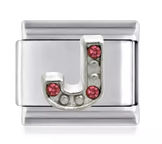 Letter J Italian Link Charms