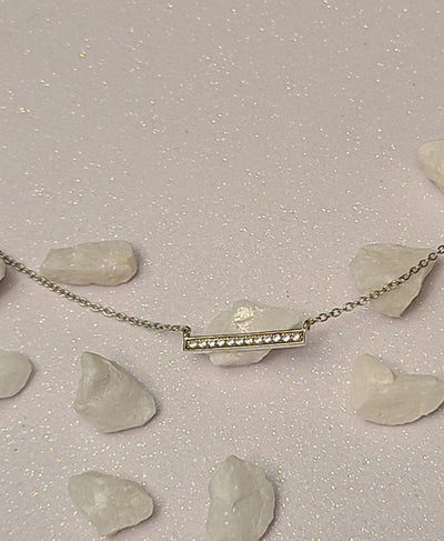 Small Horizontal Bar Necklace