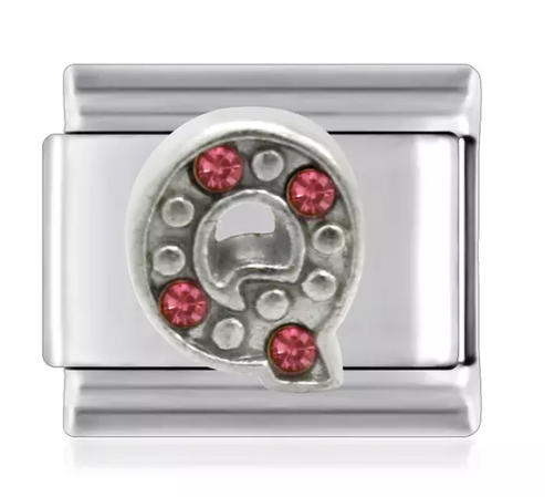 Letter Q Italian Link Charms