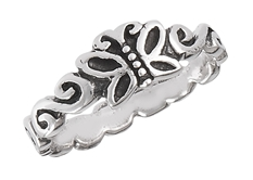 Sterling Silver Butterfly Ring