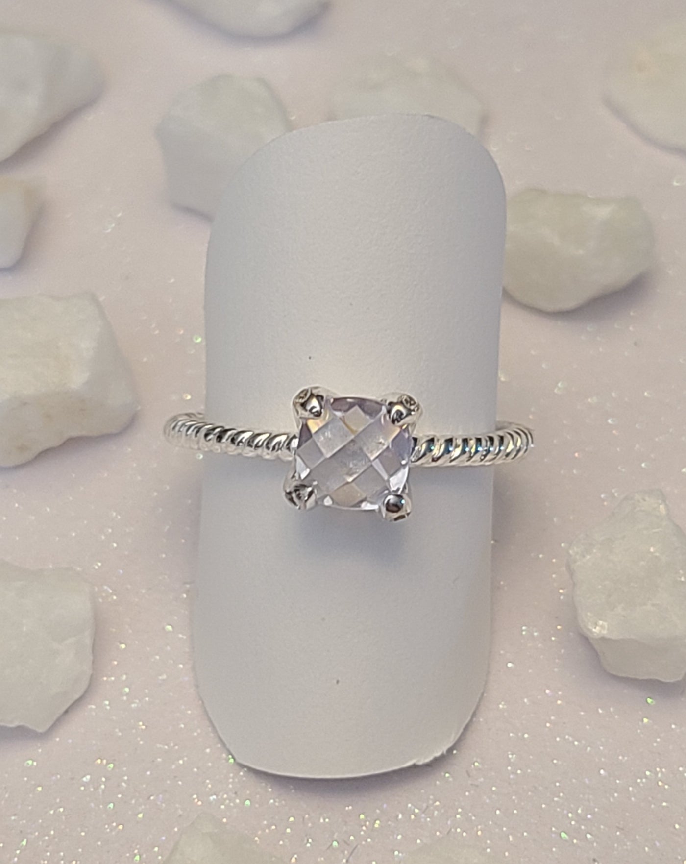 Topaz Crystal Ring
