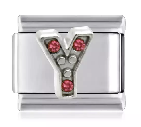 Letter Y Italian Link Charms